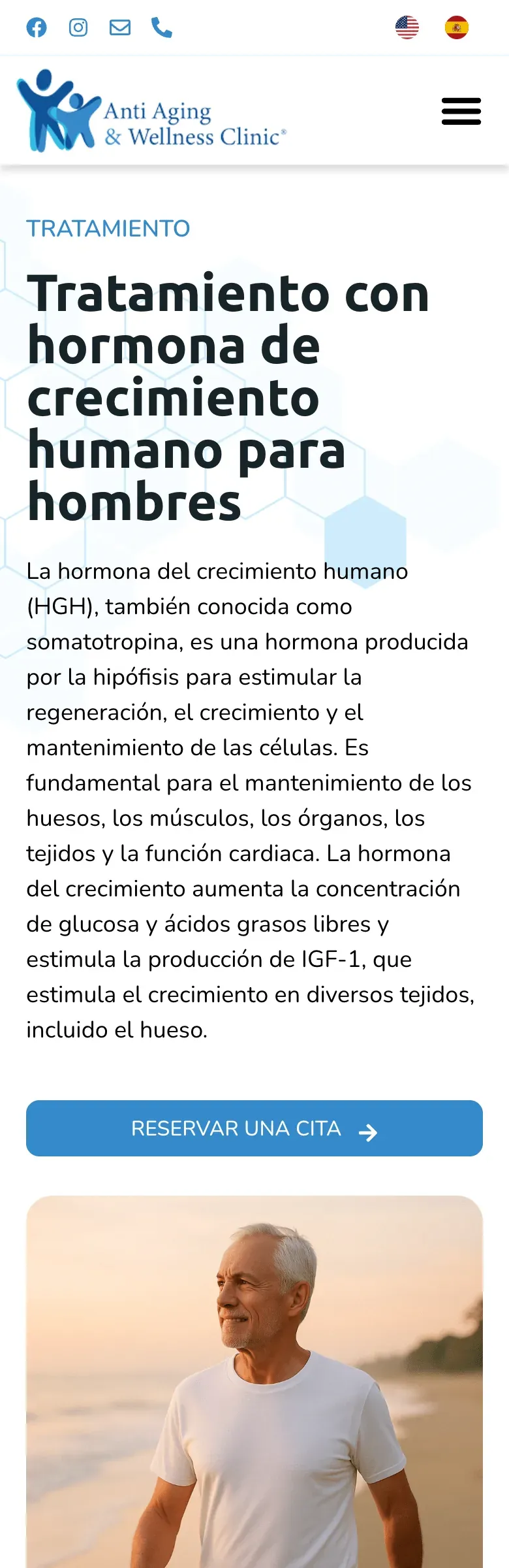 Growth hormone for men