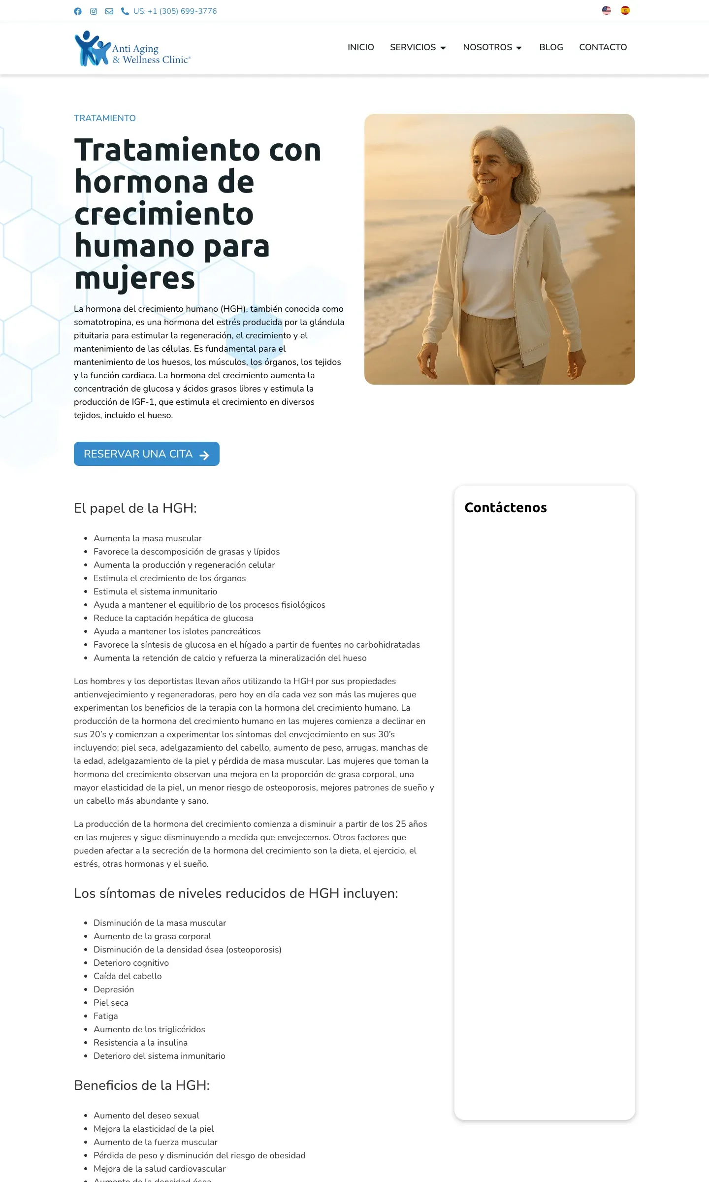 Growth hormone for women